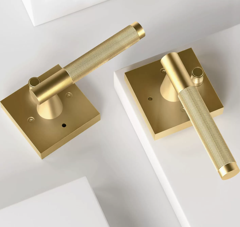 Gold color Luxury Door Handle Lock